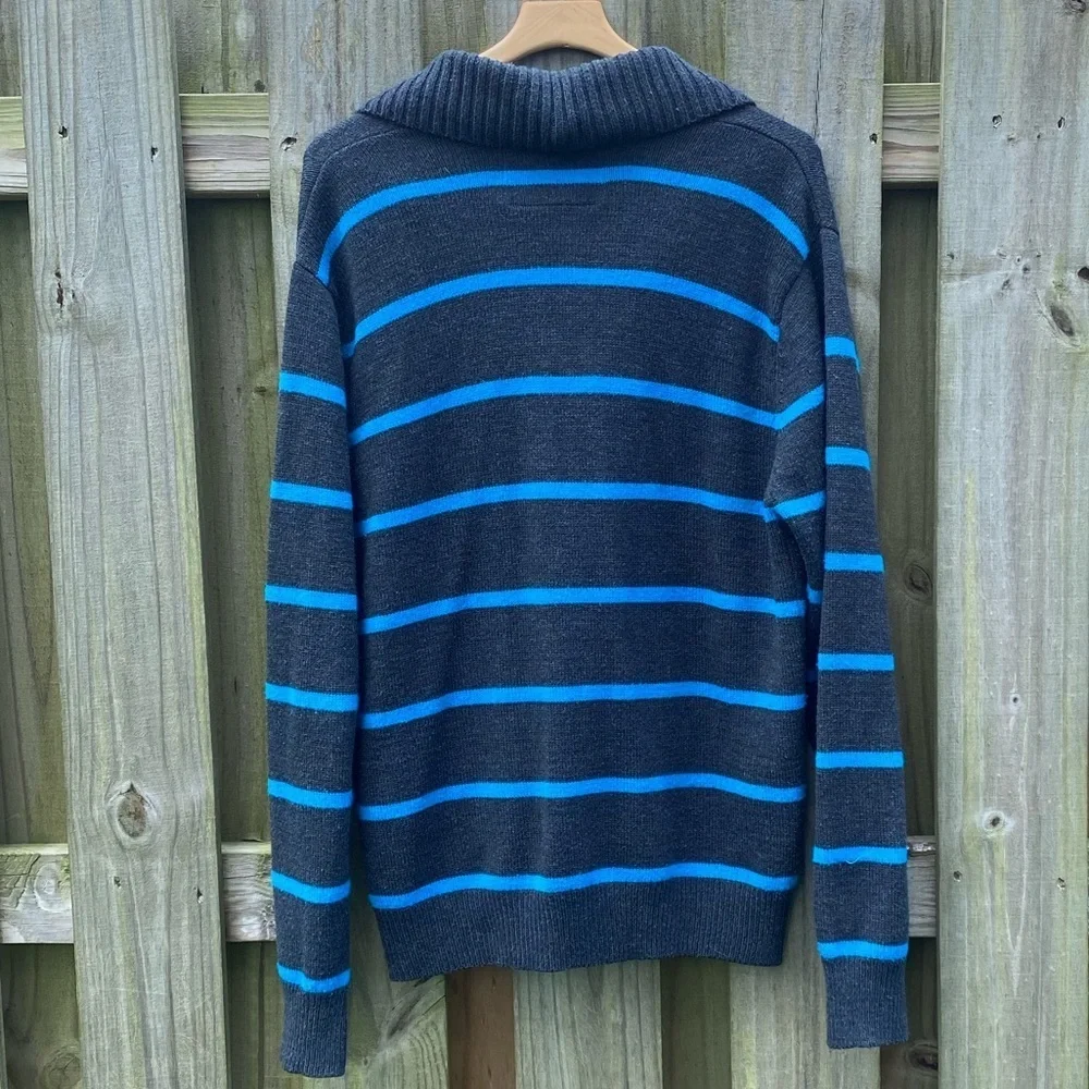 Carbon XXL Knit Button Down Cardigan Sweater